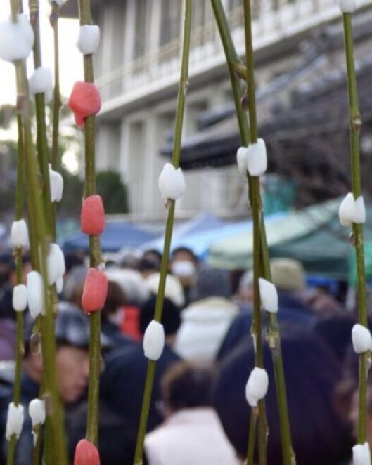 東寺　終い弘法　賑わい