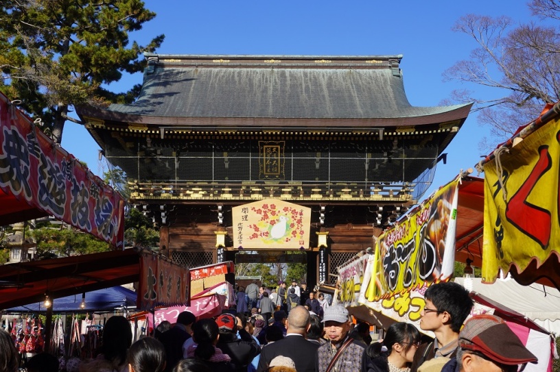 北野天満宮　賑わいの様子